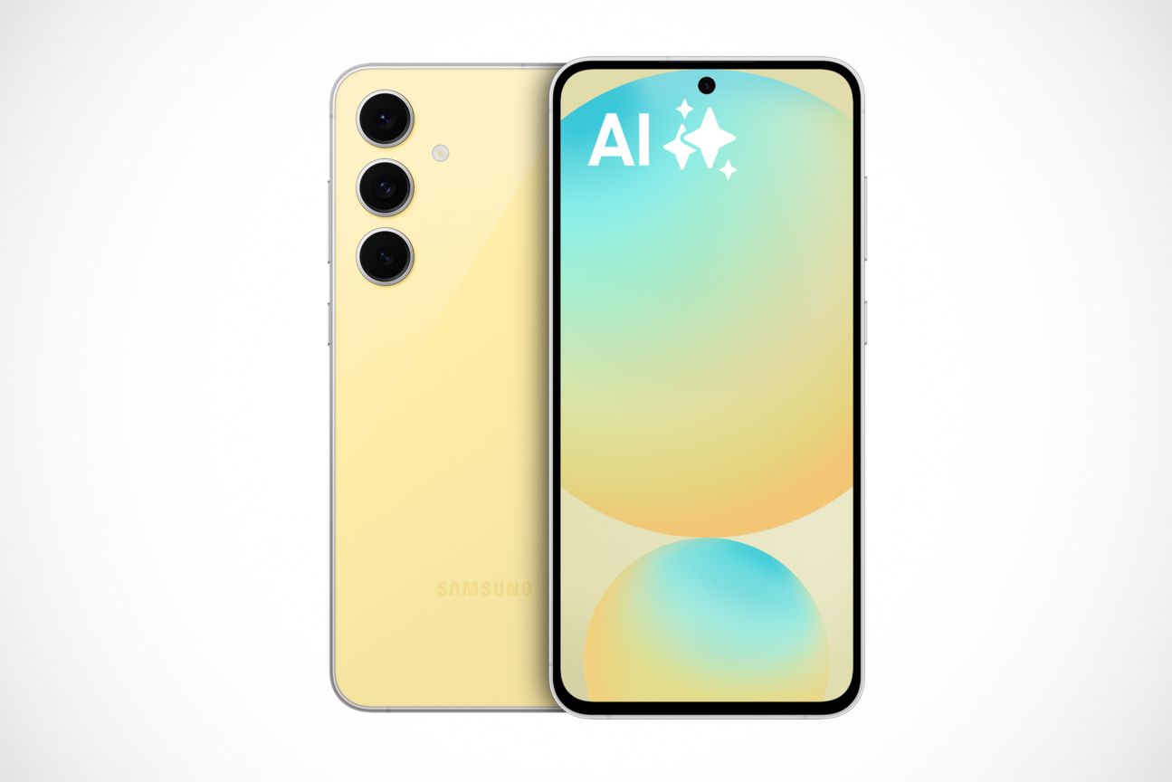 Das Galaxy A55 in Yellow