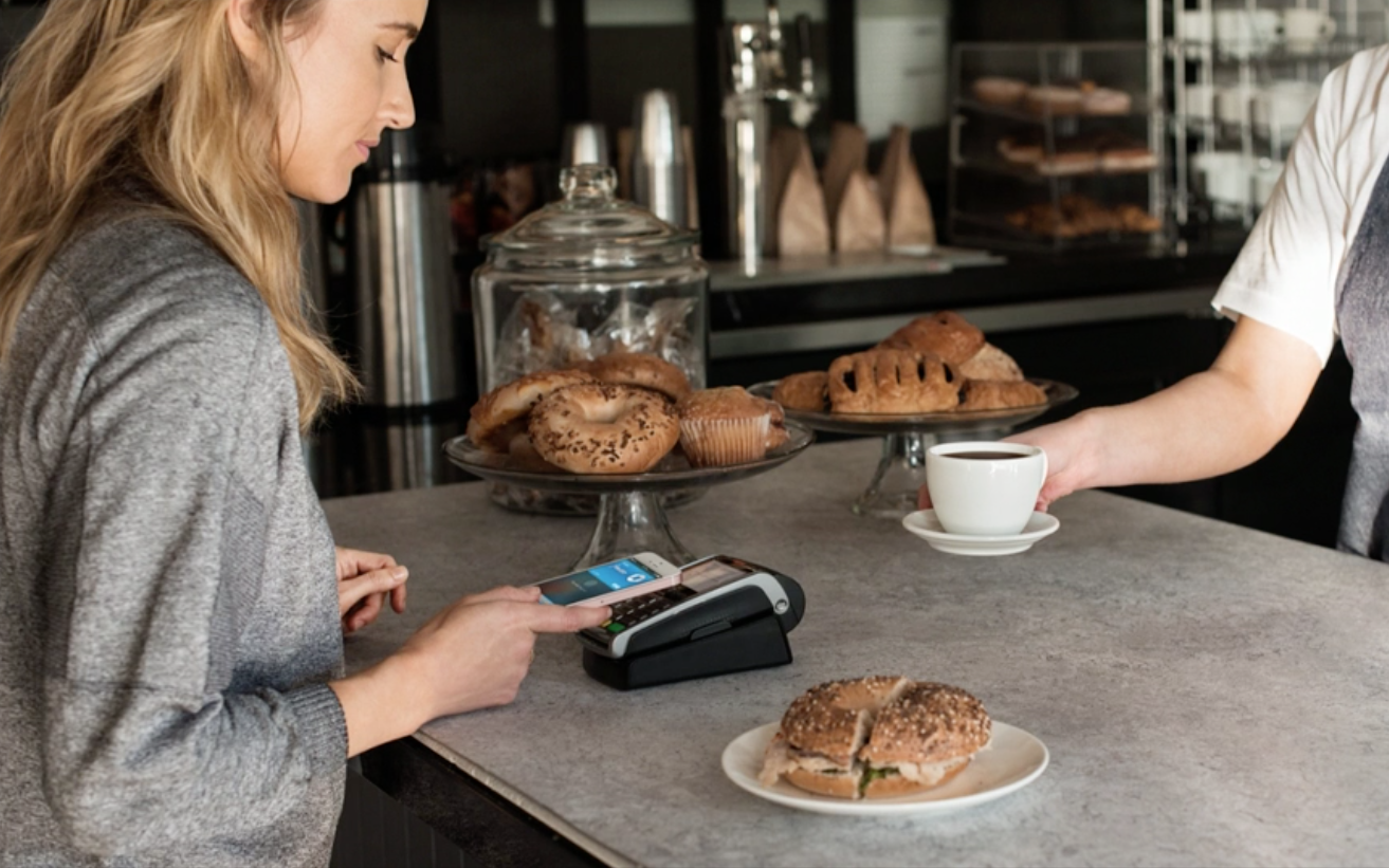 Apple Pay im Cafe