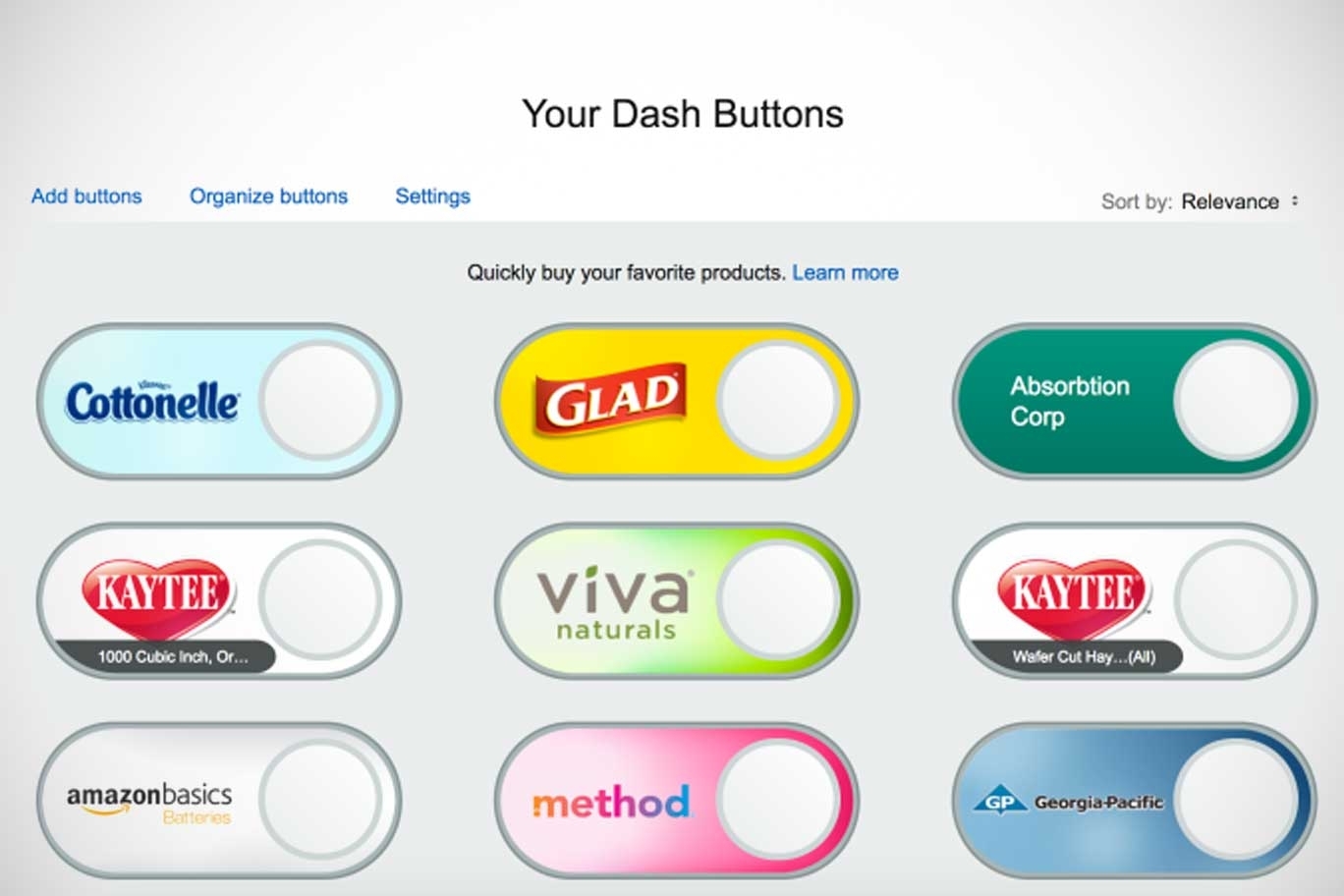 Amazon führt virtuelle Dash-Buttons ein