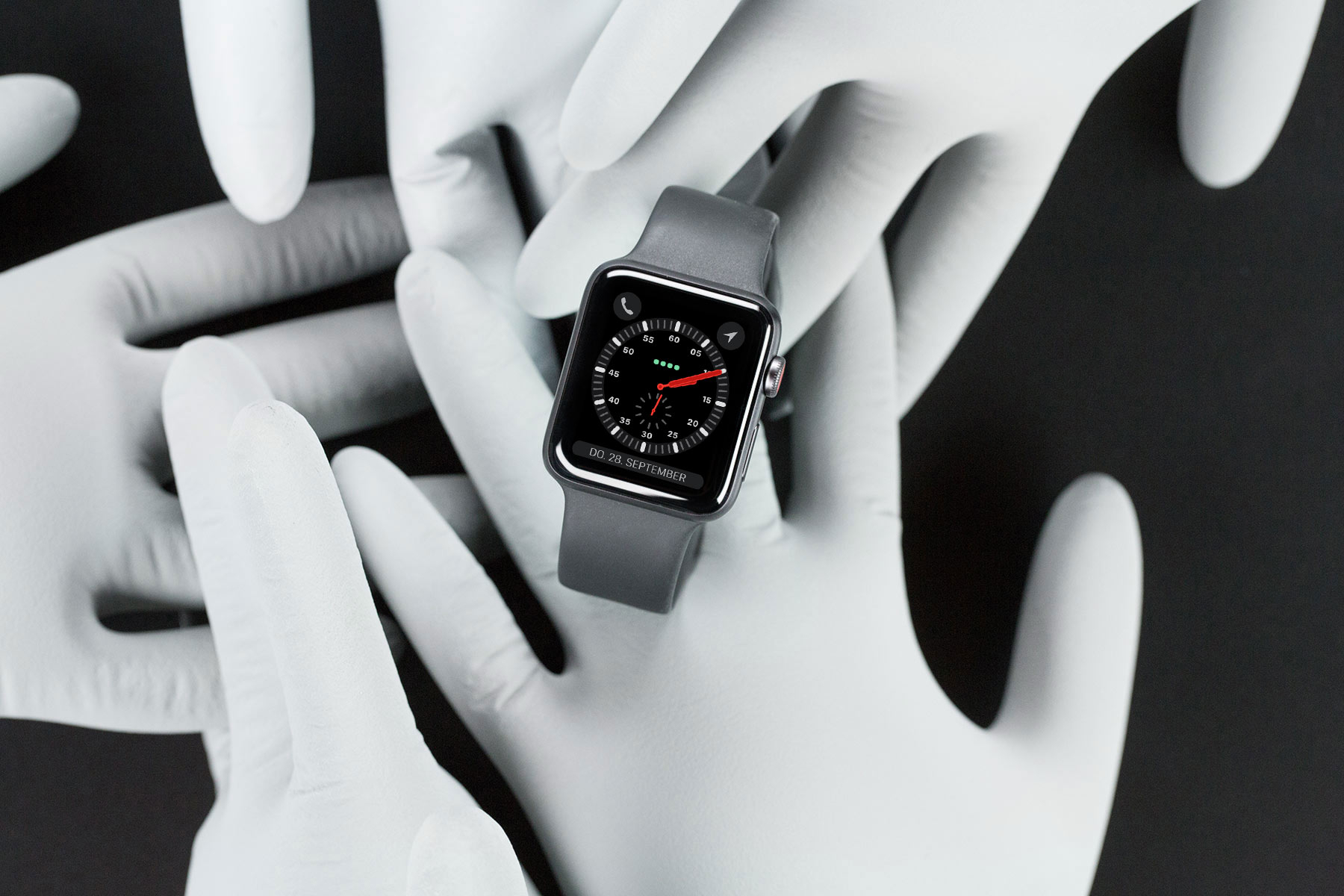 Die Apple Watch Series 3 ist eine Smartwatch, die ohne Handy ebenso funktioniert