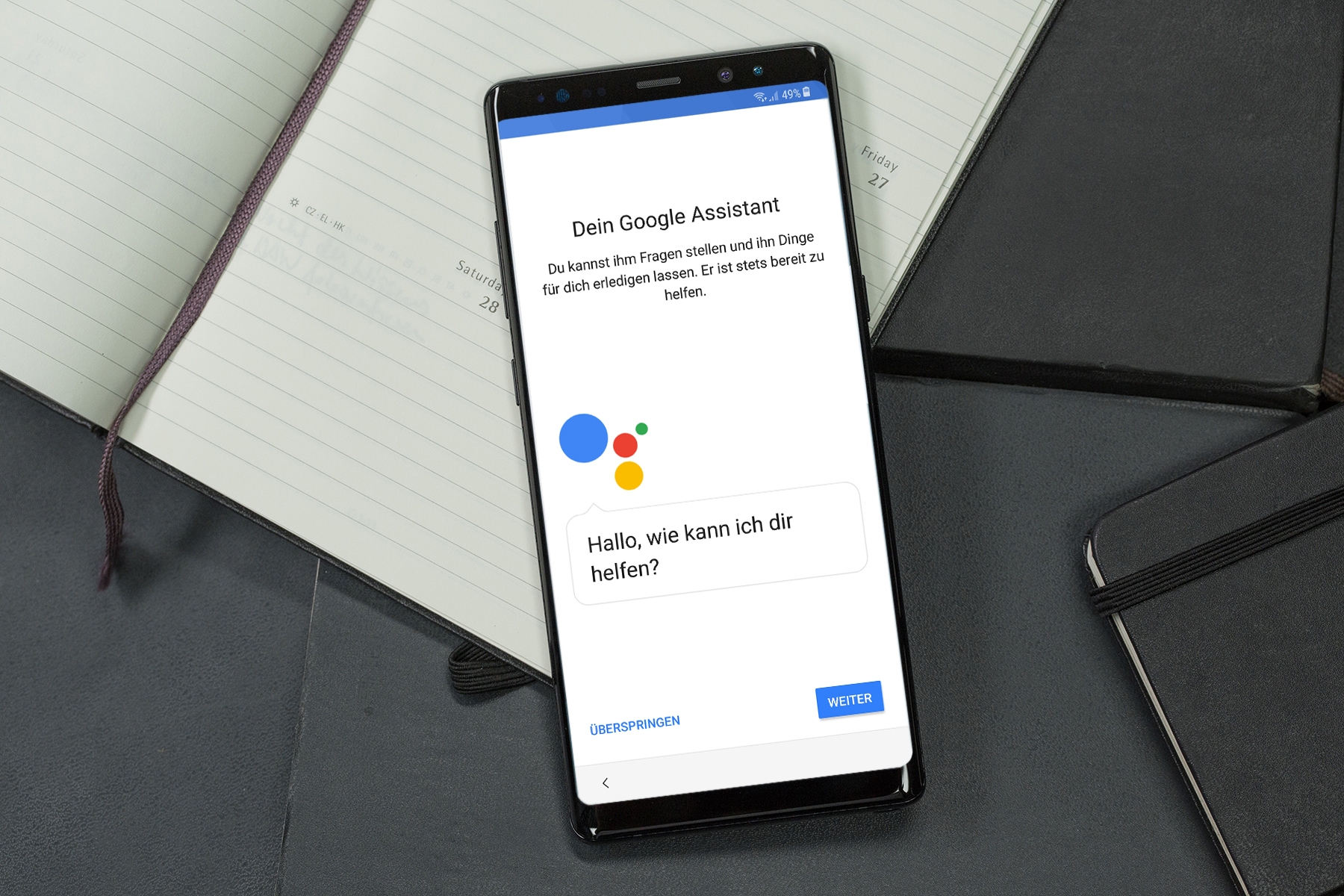 Samsung Galaxy Note 8 mit Google Assistant