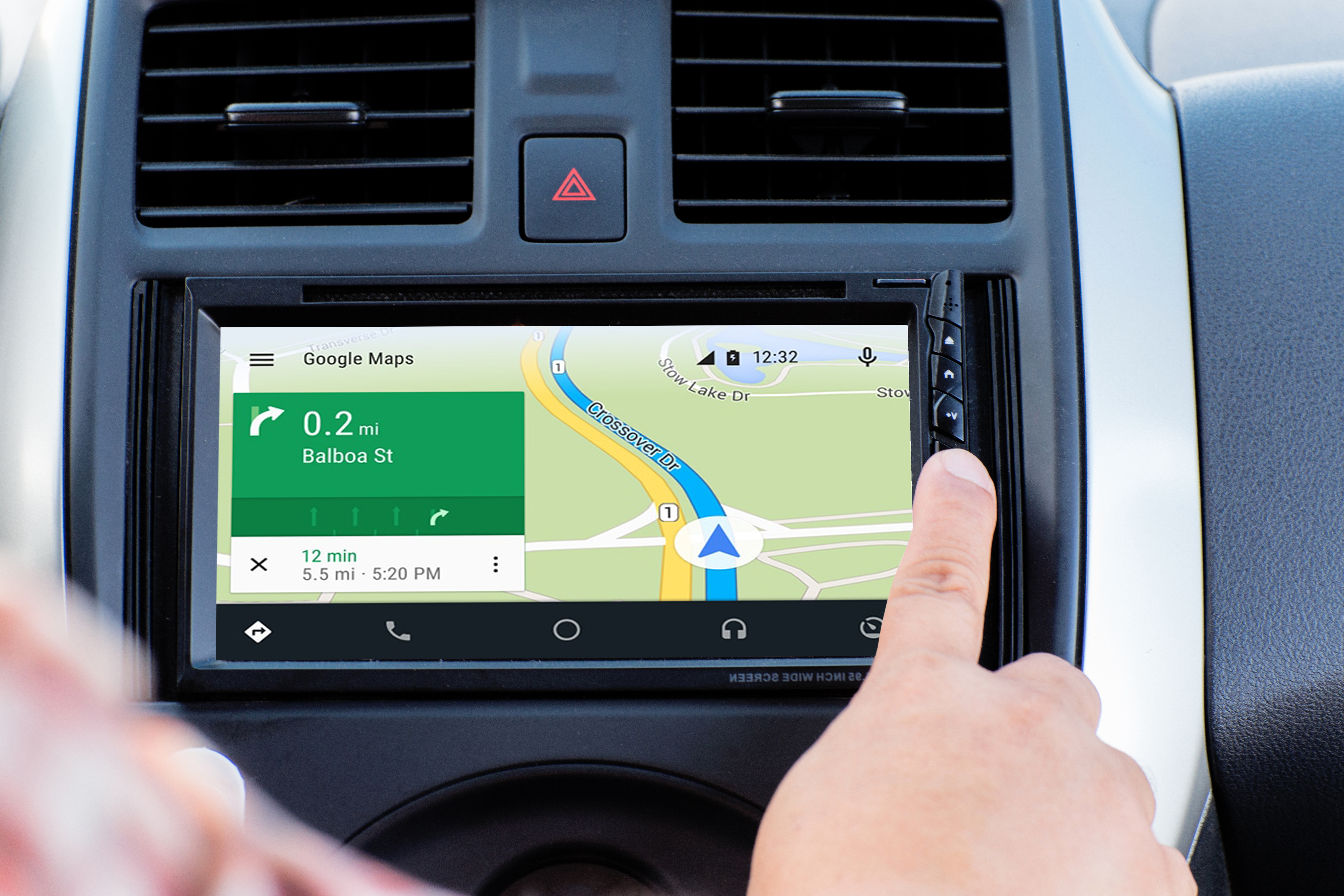 Android-Auto-Oberfläche, Google Maps