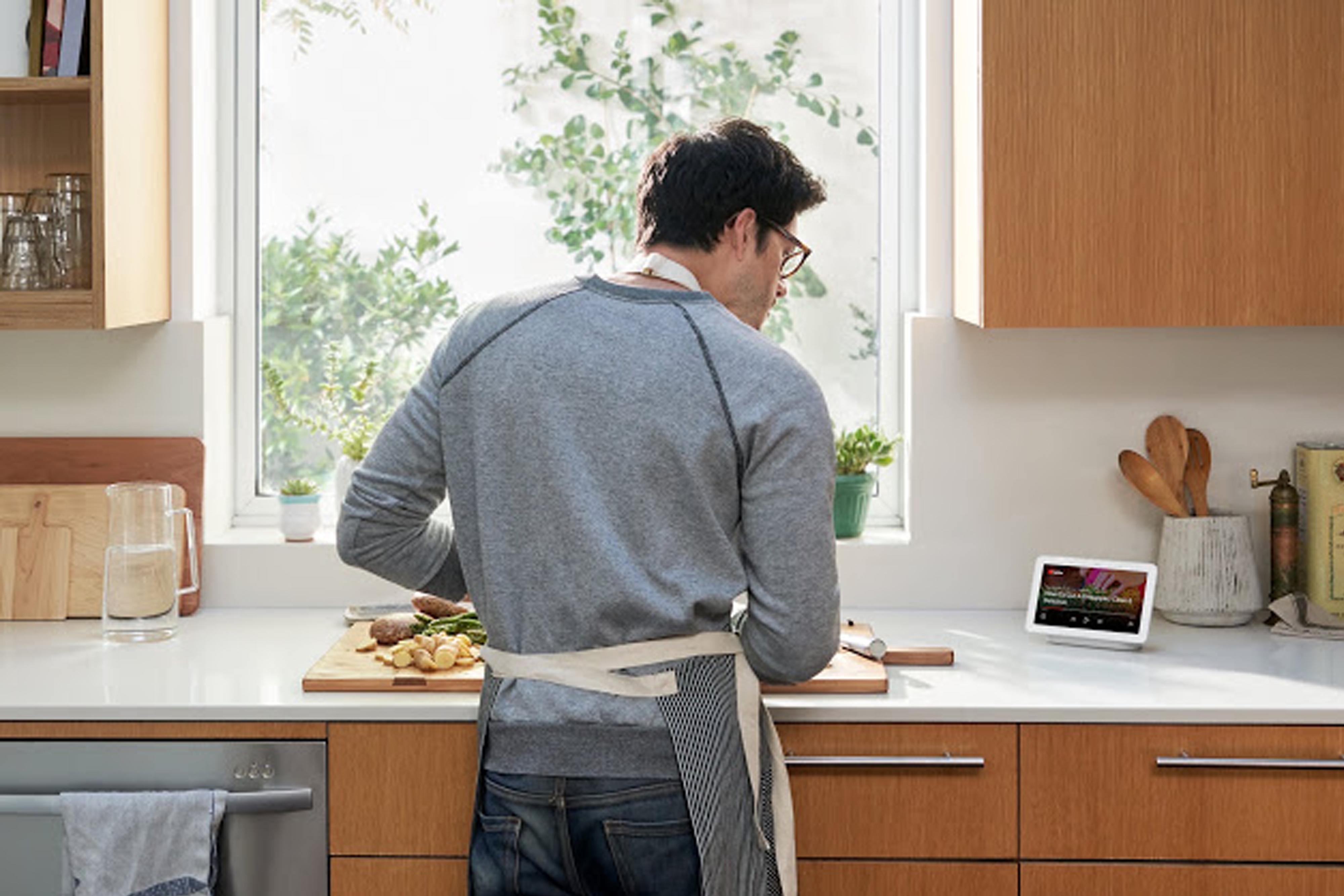 Google Nest Hub in der Küche