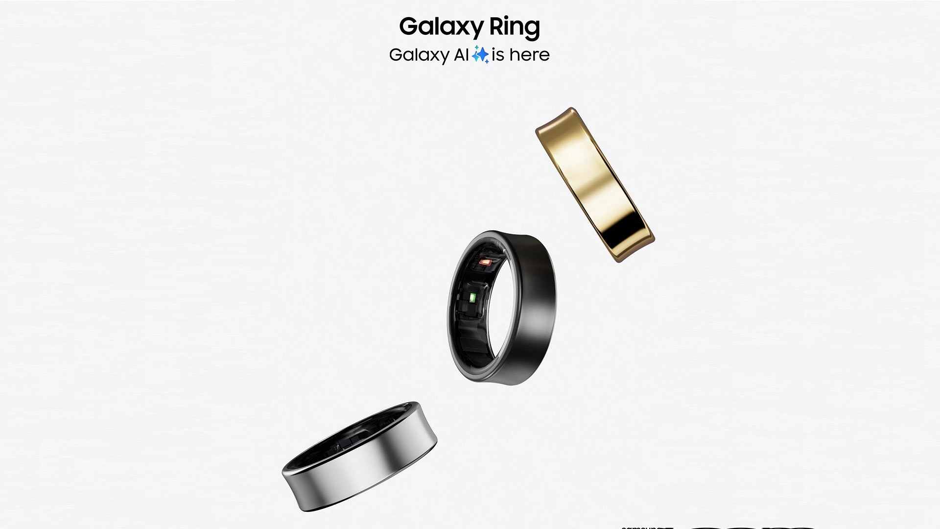 Galaxy Ring in drei Farben