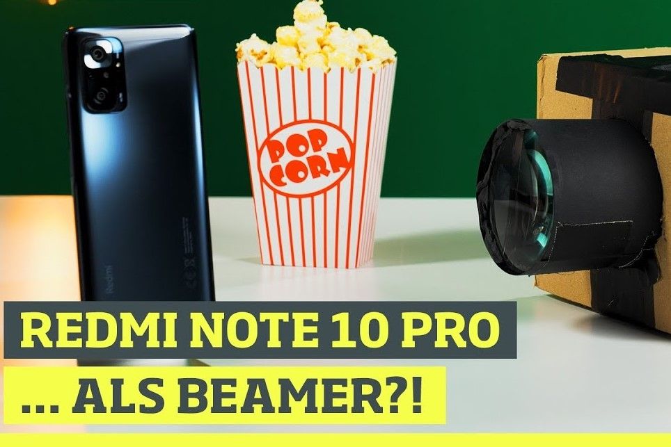 Redmi Note 10 Pro YouTube Beamer-Bau